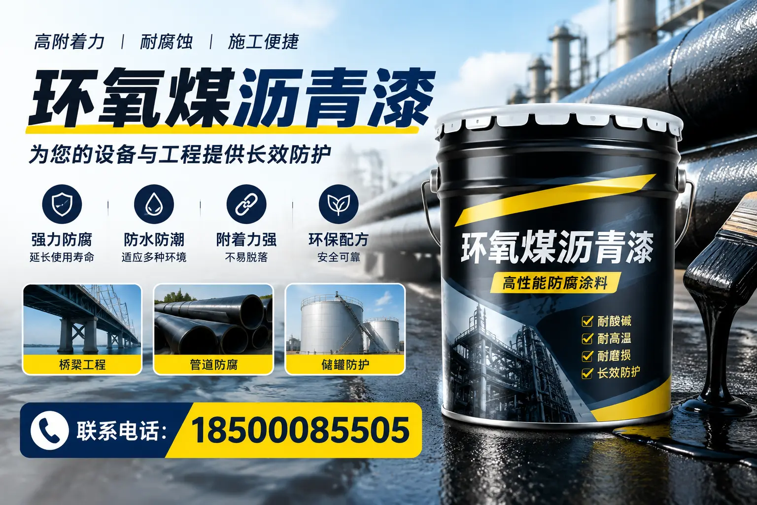 环氧煤沥青漆与其他涂料的对比分析,助力佛山企业决策